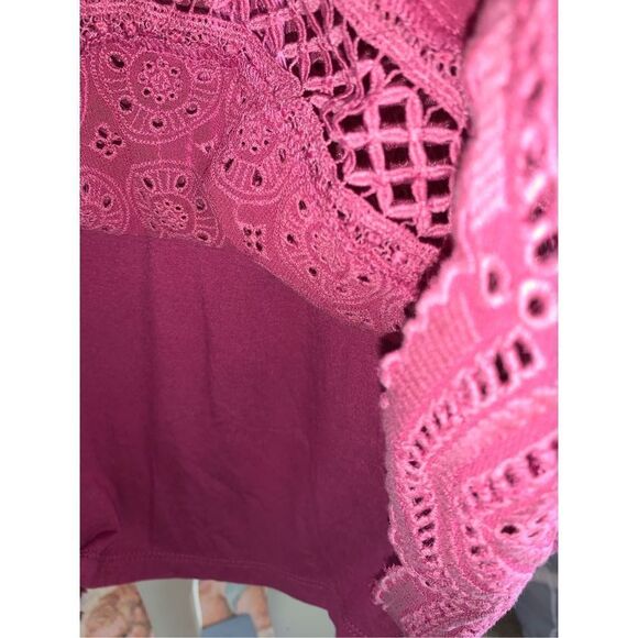 NWT Sundance Embroidered Eyelet Lace Tiered Prairie Peasant Maxi Dress Small - Picture 15 of 16